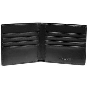 Michael Kors Men's Mason Pebbled Leather Bi-Fold Wallet - Black